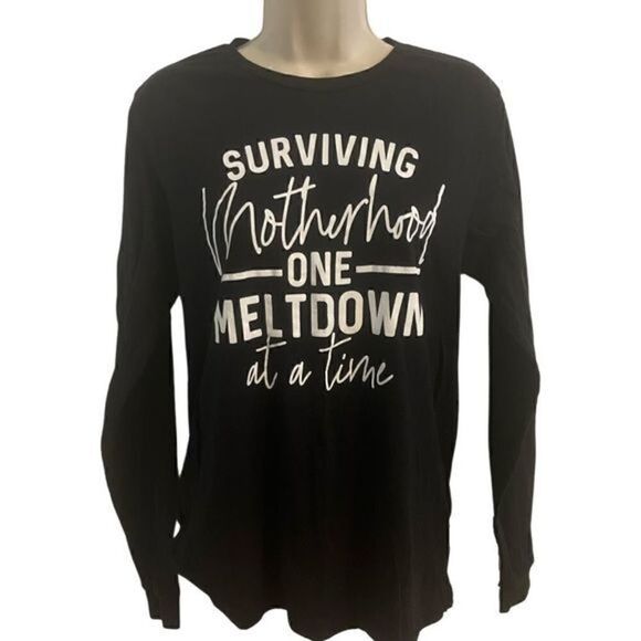 Bella Canvas Black Long Sleeve T-Shirt. Size Medium - Picture 1 of 5
